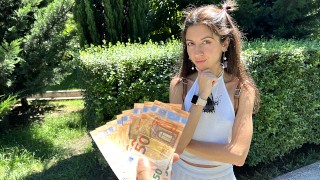 Public Pickup - Teen agreed on Rough Gangbang for Money Double Penetration Creampie