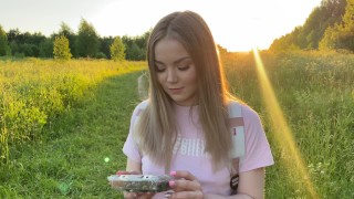 Newly made wife cheated on her husband CUCKOLD with FORESTER in all holes